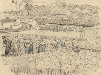Landscape with Peasant Women Harvesting
